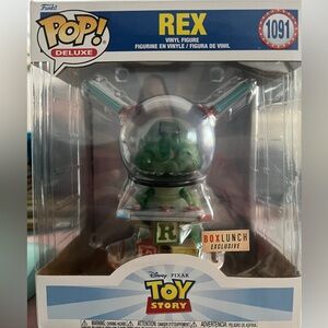 Funko Pop Deluxe Toy Story Rex with Blocks Figure